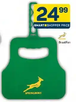 Pick n Pay Springboks Braai Fan offer