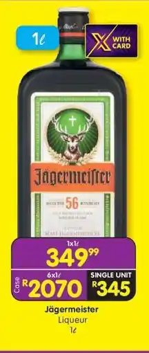 Shoprite Jagermeister offer