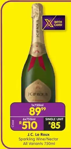 Shoprite J.C. Le Roux offer