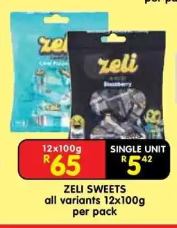 Shoprite Zeli Sweets offer