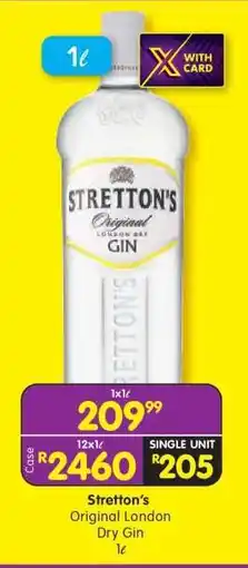 Shoprite Stretton's Original London Dry Gin offer