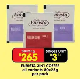 Shoprite ENRISTA 3IN1 COFFEE offer