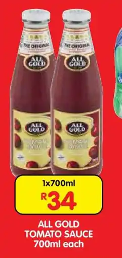 Shoprite All Gold Tomato Sauce-700ml Each offer