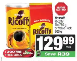 Spar Nescafé Ricoffy offer