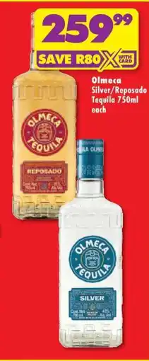 Shoprite Olmeca Silver/Reposado Tequila 750ml offer