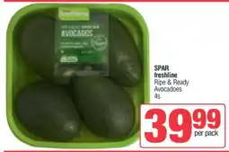 Spar SPAR freshline Ripe & Ready Avocadoes offer