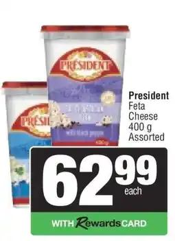Spar Président Feta Cheese offer