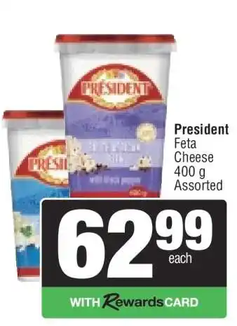 Spar Président Feta Cheese offer