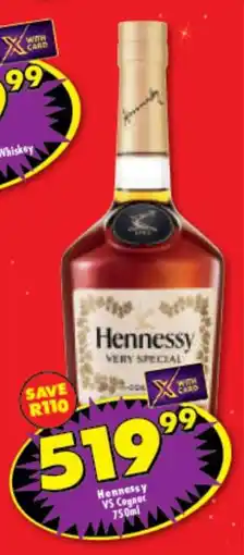 Shoprite Hennessy VS Cognac-750ml offer