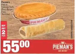 Spar Pieman's Pies or Sausage Rolls offer