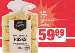 Spar SPAR Bakery Rusks offer