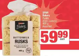 Spar SPAR Bakery Rusks offer