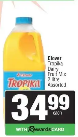 Spar Clover Tropika Dairy Fruit Mix offer