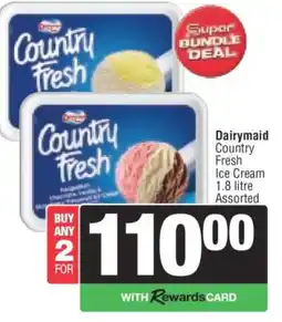 Spar Dairymaid Country Fresh Ice Cream offer