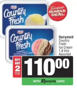 Spar Dairymaid Country Fresh Ice Cream offer