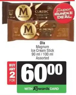 Spar Ola Magnum Ice Cream Stick offer