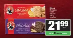 Spar BAKERS RED LABEL CREAM BISCUITS offer
