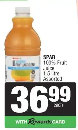 Spar SPAR 100% Fruit Juice offer