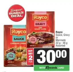 Spar Royco Sauce, Gravy or Marinade offer