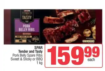 Spar SPAR Tender and Tasty Pork Belly Spare Ribs offer