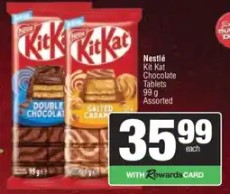 Spar Nestlé Kit Kat Chocolate Tablets offer