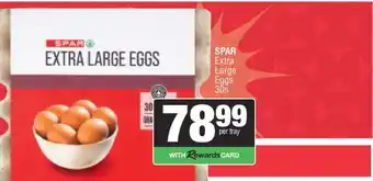 Spar SPAR Extra Large Eggs 30s offer