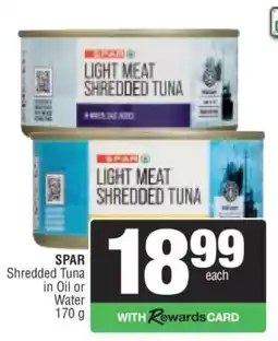 Spar SPAR Shredded Tuna offer