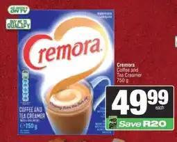 Spar Cremora Coffee and Tea Creamer 750 g offer