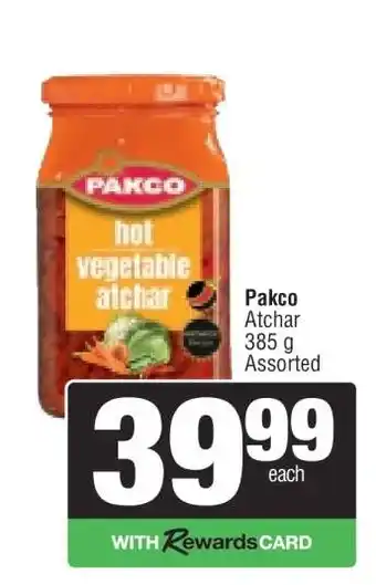 Spar Pakco Atchar offer