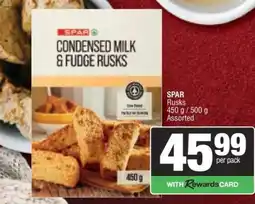 Spar SPAR Rusks offer
