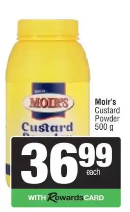 Spar MOIR'S CUSTARD POWDER offer