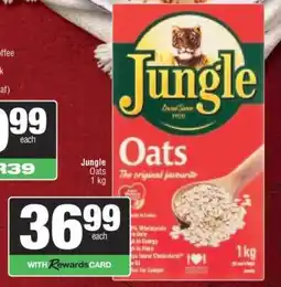 Spar Jungle Oats offer