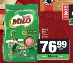 Spar NESTLÉ Milo gusset 500 g offer