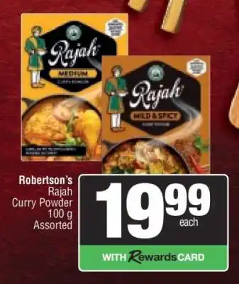 Spar Robertson’s Rajah Curry Powder offer