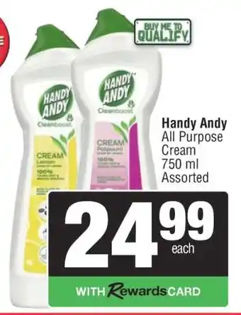 Spar Handy Andy All Purpose Cream offer