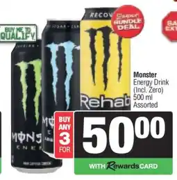 Spar MONSTER ENERGY DRINK offer
