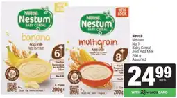 Spar Nestlé Nestum No.1 Baby Cereal Just Add Milk offer