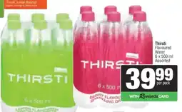 Spar Thirsti Flavoured Water offer