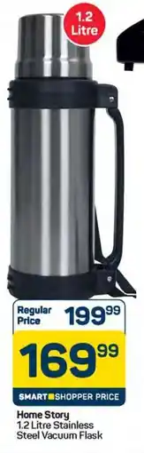 Pick n Pay Hypermarket Home Story 1.2 Litre Stainless Steel Vacuum Flask offer
