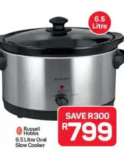 Pick n Pay Hypermarket Russell Hobbs 6.5 Litre Oval Slow Cooker offer