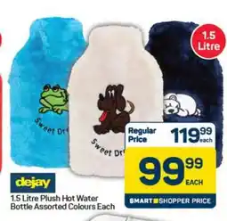 Pick n Pay Hypermarket 1.5 Litre Plush Hot Water Bottle offer