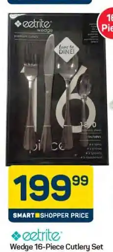 Pick n Pay Hypermarket Wedge 16-Piece Cutlery Set offer