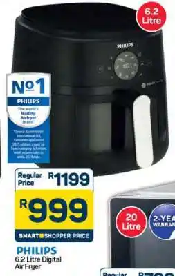 Pick n Pay Hypermarket PHILIPS 6.2 Litre Digital Air Fryer offer