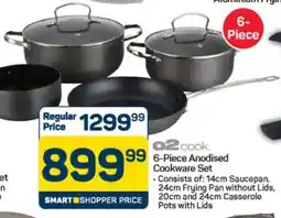 Pick n Pay Hypermarket 6-Piece Anodised Cookware Set offer