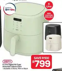 Pick n Pay Hypermarket DEFY 6 Litre Digital Air Fryer offer