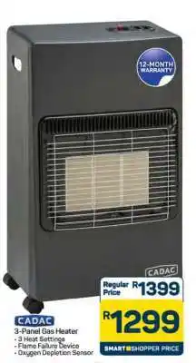 Pick n Pay Hypermarket CADAC 3-Panel Gas Heater offer