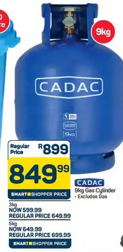 Pick n Pay Hypermarket Cadac 9kg Gas Cylinder offer