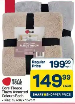 Pick n Pay Hypermarket Coral Fleece Throw offer