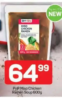 Pick n Pay PnP Miso Chicken Ramen Soup 600g offer