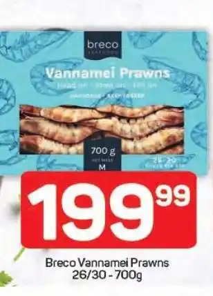 Breco Vannamei Prawns 26/30 - 700g
